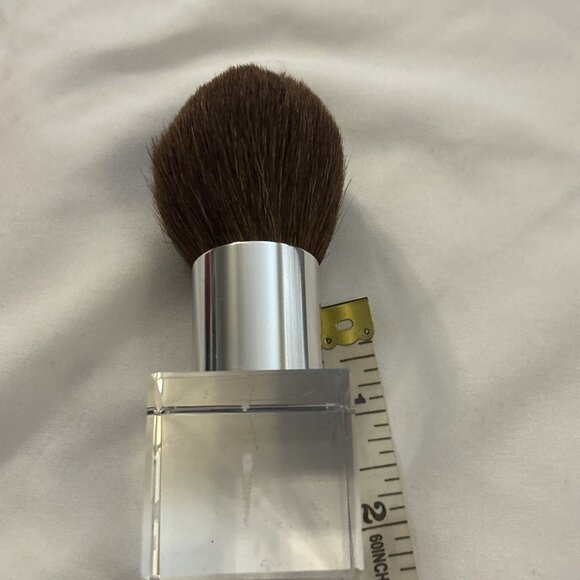 Models Prefer Makeup Brush Hand Etched Crystal Kabuki Brush 4.5" Paperweight - Picture 3 of 6
